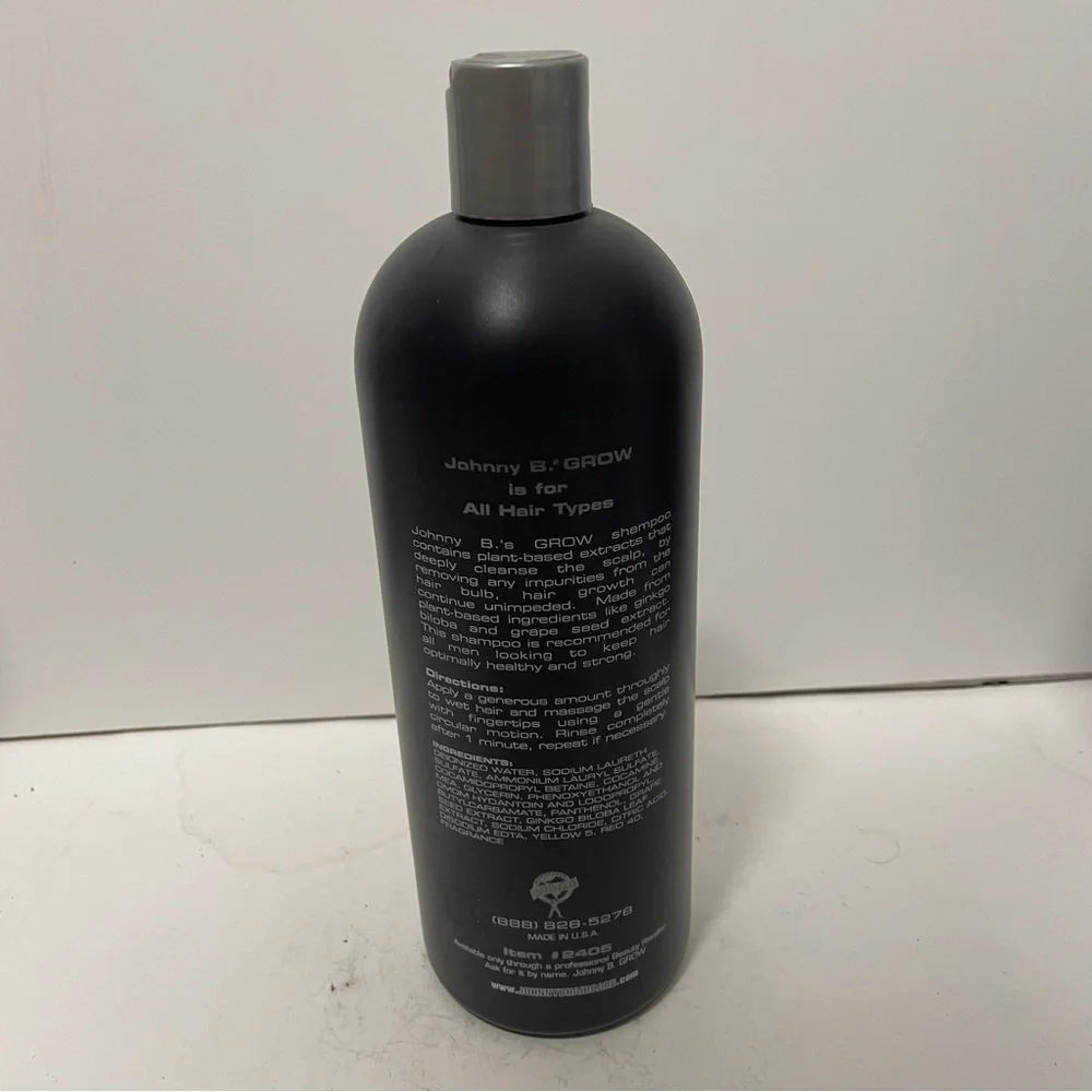 Johnny B Grow Shampoo Strengthening Hair 32 OZ HTF